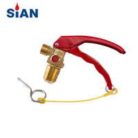 High Quality CE Approval Brass Gas Valve With Safety Device For CO2 Fire Extinguisher
