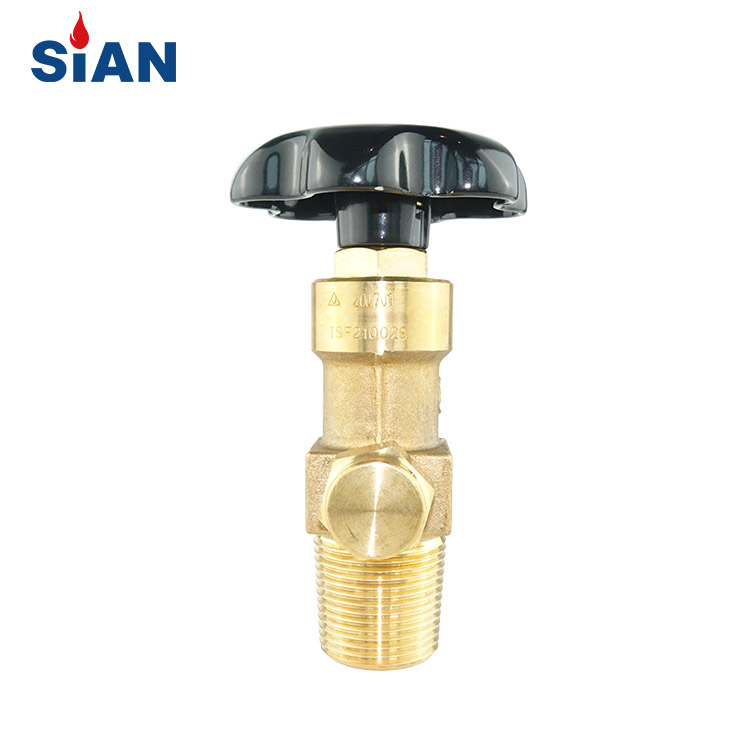 Best Quality QF-2A CO2 Cylinder Axial Type Valve Brass Valve