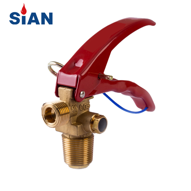 Brass Alloy Forged Valve for CO2 Fire Extinguisher Fire Safety Valve