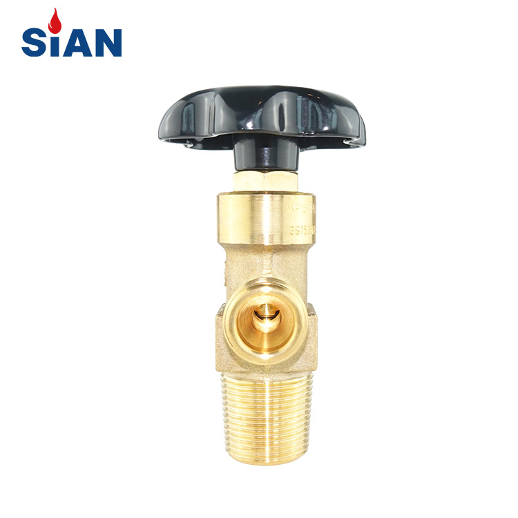 Best Quality QF-2A CO2 Cylinder Axial Type Valve Brass Valve