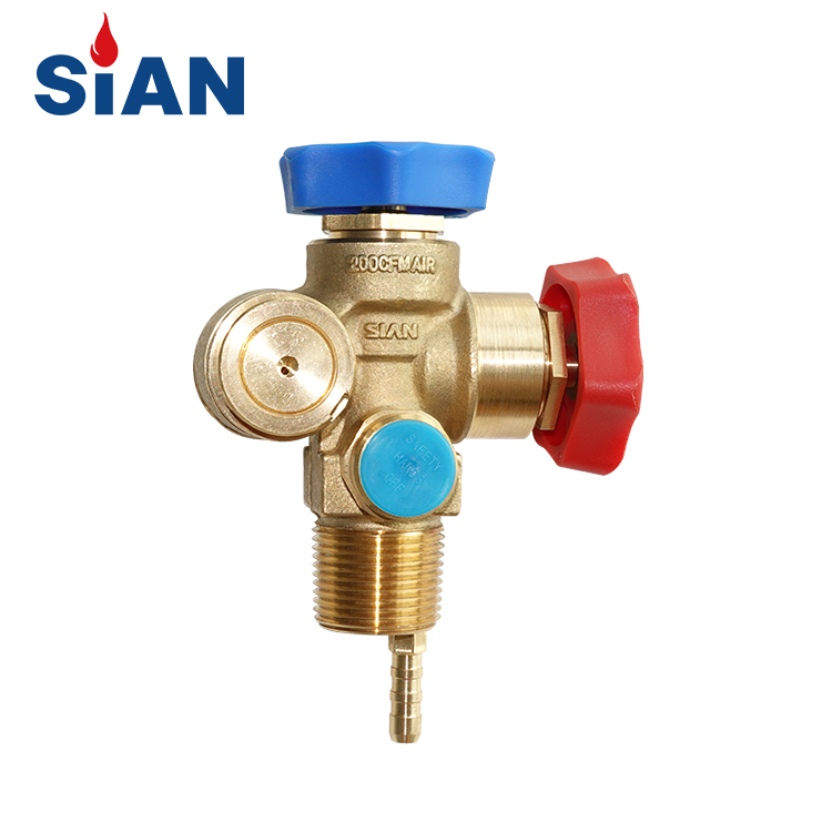 SiAN Industrial Gas Double Freon Refrigerant Recovery Cylinder Valves