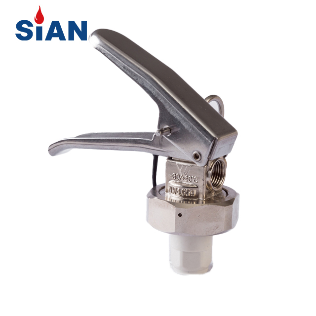 China protection relief brass zinc fire extinguisher valve